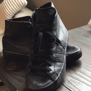 Adidas leather high tops